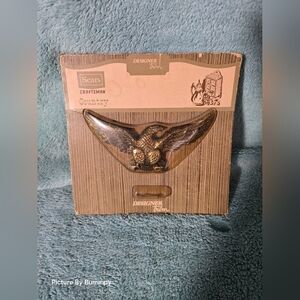 Vintage Sears Craftsman "Country" Designer Trim featuring a brass eagle emblem